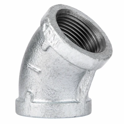 1 In. Galvanized Pipe Pipe 45 Degree Elbow