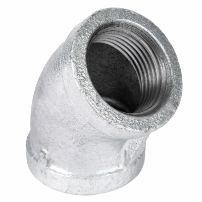 1-1/4 In. Galvanized Pipe 45 Degree Elbow