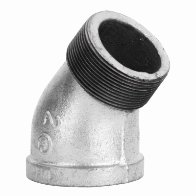 2 In. Galvanized Pipe 45 Degree Street Elbow