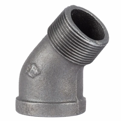 1-1/4 In. Black Pipe 45 Degree Street Elbow