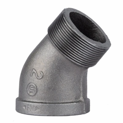 2 In. Black Pipe 45 Degree Street Elbow