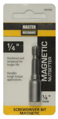 Magnetic Nut Driver, 1/4 x 1-7/8 In.