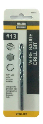 #13 3-1/2-inch Black Oxide Wire Gauge Drill Bit - Model 443564