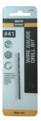 #41 2-3/8-inch Black Oxide Wire Gauge Drill Bit