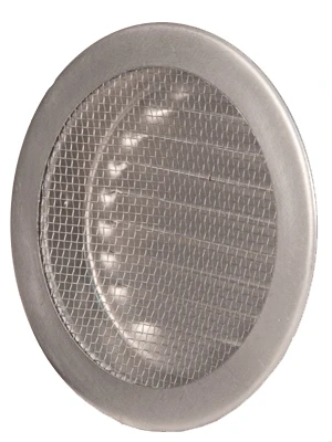 Circle Vent, Brown, 2 In., 6-Pk.