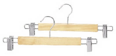 Natural Wood Skirt Hangers, 2-Pk.