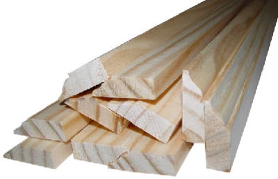 Solid Pine Moulding, Colonial Stop, 7/16 x 1-3/8 In. x 7 Ft.