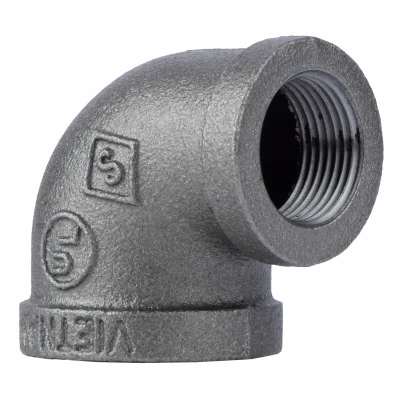 1 x 3/4 In. Black Pipe Reducing Elbow