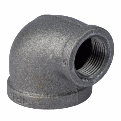 1-1/4 x 1 In. Black Pipe Reducing Elbow