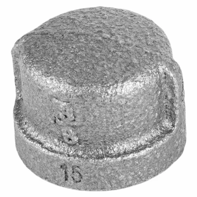3/8 In. Black Pipe Cap