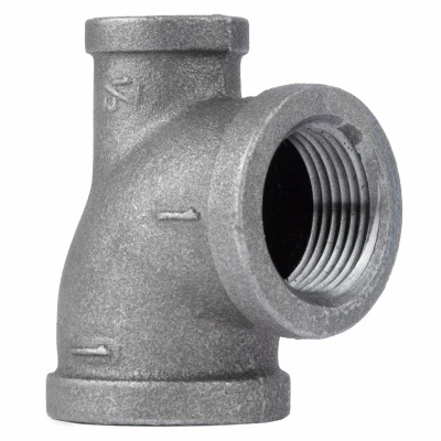 1 x 1/2 x 1 In. Black Pipe Reducing Tee