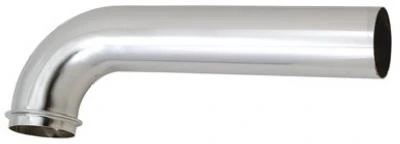 1-1/2-inch O.d. Chrome Plated Brass Kitchen Drain Wall Tube - 7-inch Length