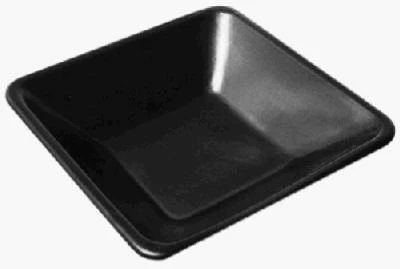 Mortar Pan, Black Polyethylene, 29 x 29 x 6-In.