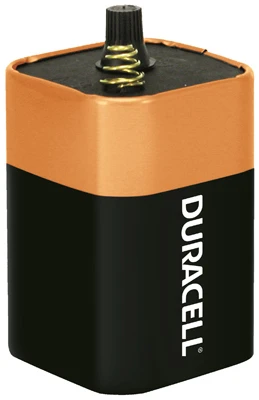 6V Alkaline Lantern Battery, Spring Top