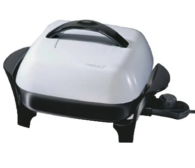 Electric Skillet With Lid, 11-In.