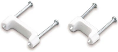 Plastic NM Cable Staples, .5-In., 100-Pk.