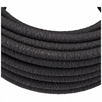 Black Rubber Soaker Tubing 1/4 Inch Diameter by 50 Feet Length