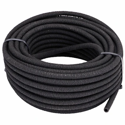 Soaker Tubing, Black Rubber, 1/4-In. x 50 Ft.