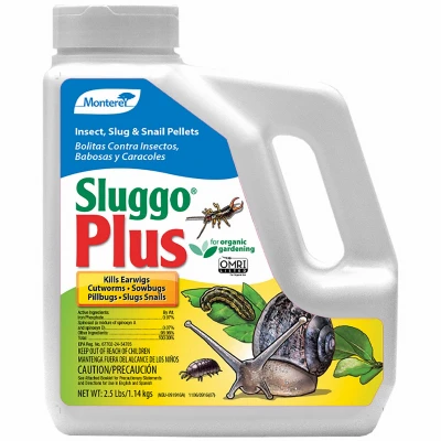 Sluggo Plus Slug & Snail Killer, 2.5 Lbs.