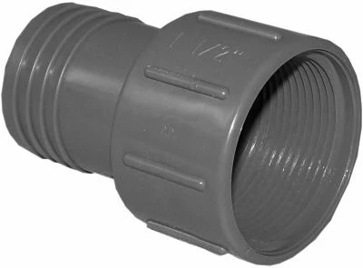 Poly Insert Pipe Adapter, 1-1/2 In. FPT