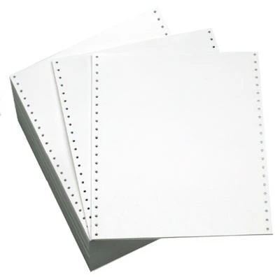 Perforated Computer Paper, White, 9.5 X 11-inches, 18-pound, 3000 Sheets