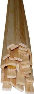 Solid Pine Moulding, Panel Strip, 3/8 x 2-1/4 In. x 8 Ft.