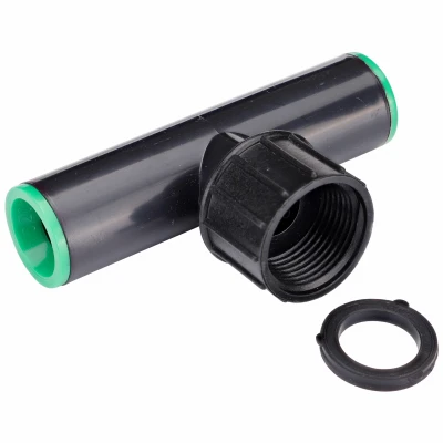 Compression Swivel Tee, 1/2 x 1/2 x 3/4-In. FPT