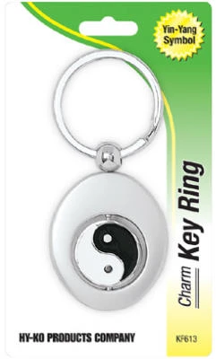 Key Chain, Yin-Yang, Silver