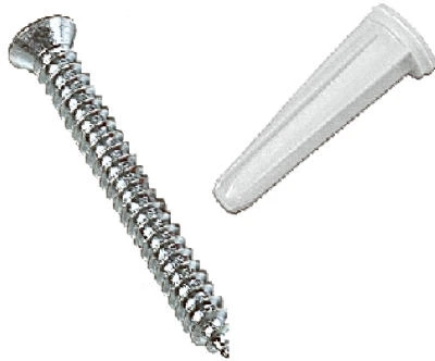 6PK WHT Screws