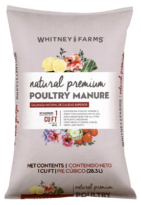 Natural Premium Poultry Manure, 1-Cu. Ft.