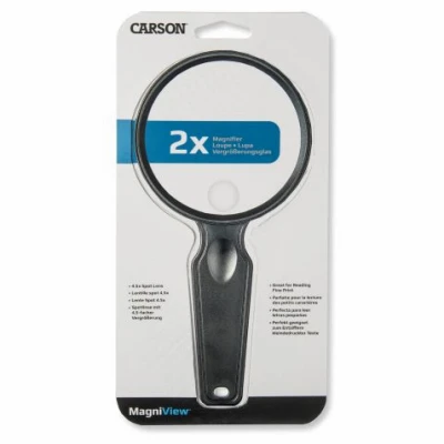 3-inch Optical Magnifier With 3x And 6x Bifocal Insert - Lightweight And Shatterproof