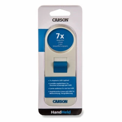 Led-lighted Pocket Magnifier With 7x Magnification And Scratch-resistant Lens