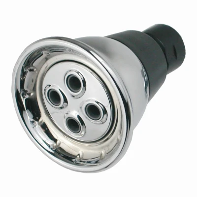 1-spray 1.5 Gpm Water Amplifying Fixed Showerhead, Chrome