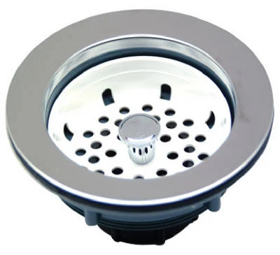 Basket Sink Strainer, 3.5-In. Drains
