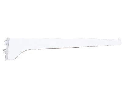 Series 80 Shelf Standard Bracket, White Steel, 8-In.