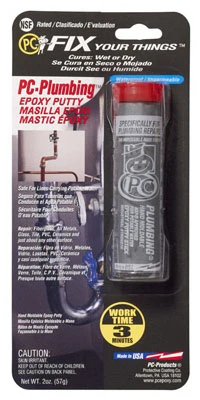 Plumbing Repair Epoxy Putty, 2-oz.