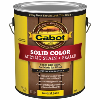 Neutral Base Exterior Decking Stain, 1-Gallon