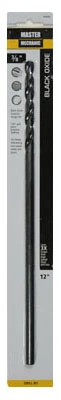 3/8 X 12-inch High-speed Black Oxide Drill Bit - Extra Length