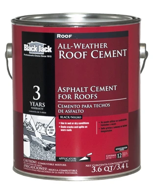 All-Weather Roof Cement, 3.6-Qt.