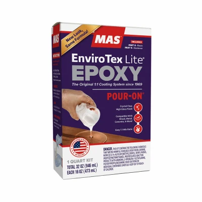 High-Gloss Epoxy Coating Kit, 8 oz.