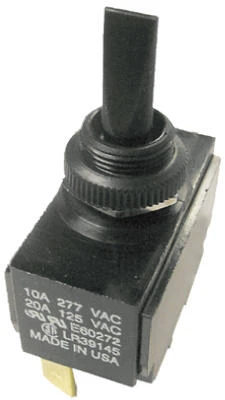 Toggle Specialty Switch, Plastic, 20-Amp
