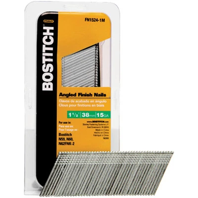 Collated Finish Nails, 15 Gauge, 1-1/2 In., 3,655-Ct.