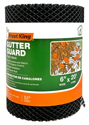 Mesh Gutter Guard, Plastic,  6-In. x 20-Ft.