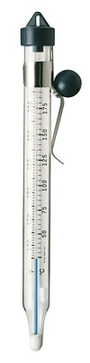 Trutemp Candy And Deep Fry Thermometer, 8.5-inch Glass Tube With Adjustable Clip