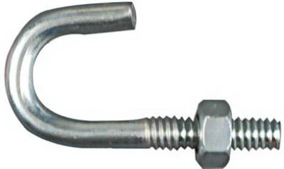 J Bolt, Zinc, 1/4 x 2-5/16 In.