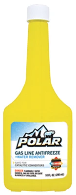 Gas Line Antifreeze And Water Remover, 10 Ounce - Prevents Fuel Line Freeze
