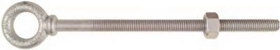 Forged Eye Bolt, Galvanized, 1/2 x 8 In.