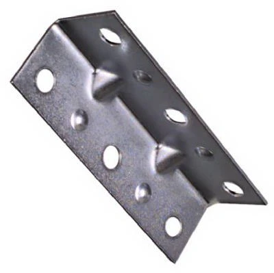 4-Pk., 2-1/2 x 3/4 In. Zinc Corner Brace