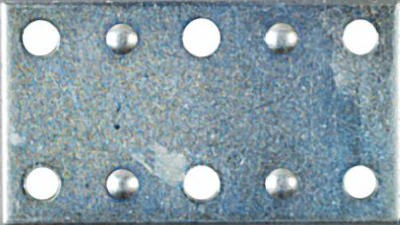 4-Pk., 2-1/2 x 1-3/8 In. Zinc Mending Plate
