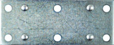 4-Pk., 3-1/2 x 1-3/8 In. Zinc Mending Plate